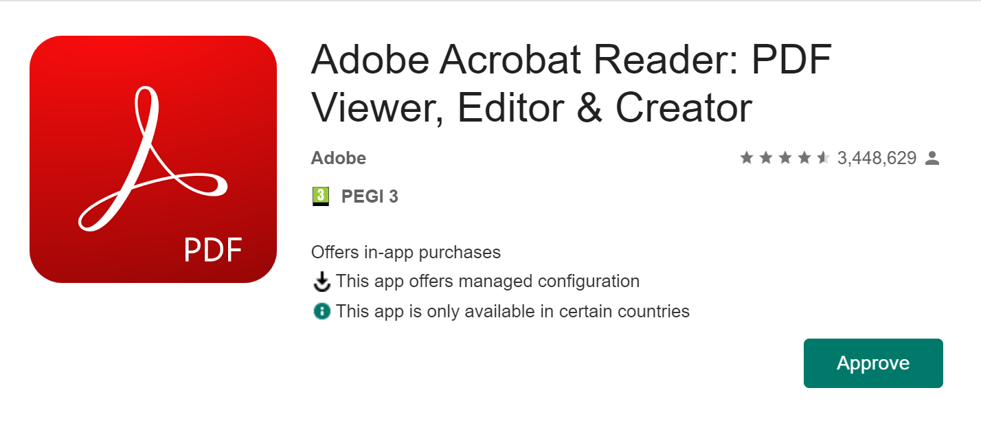 adobe reader for android